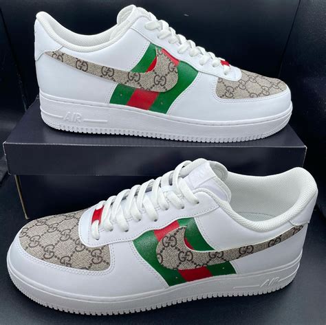 gucci air logo|Gucci air force 1s.